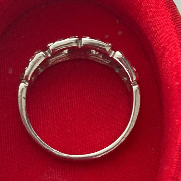 Ring, signed 14k GP - Picture 4 of 5